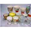 Image 3 : LOT OF 13 VINTAGE EGG CUPS - Incl. Poss. Czech, Ge