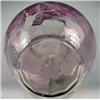 Image 3 : VINTAGE AMETHYST AND CLEAR GLASS PITCHER - POSS. M