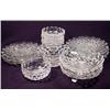 Image 1 : LARGE LOT OF FOSTORIA GLASSWARE - Plates and Bowls
