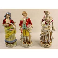 LOT OF 3 VINTAGE FIGURINES - All Marked Japan on B