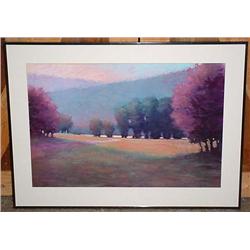 LARGE "SHADOW COLOR II" SIGNED PRINT BY BAGGETTA -