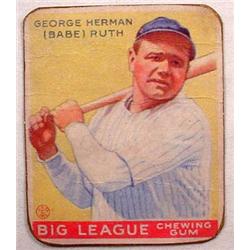 1933 GOUDEY BABE RUTH NO. 53 BASEBALL CARD REPRINT