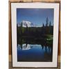 Image 1 : LARGE "MT. RAINIER REFLECTION LAKE" SIGNED PHOTO P