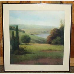 LARGE "INSPIRED HILLSIDE II" SIGNED PRINT BY UDELL