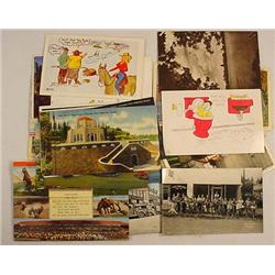 LOT OF VINTAGE POSTCARDS - Incl. RPPC Real Photo P