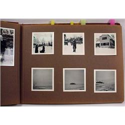 VINTAGE PHOTO ALBUM W/ PHOTOS - Incl. People in Co