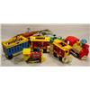Image 1 : LOT OF VINTAGE FISHER PRICE TRAINS - Incl. Animals