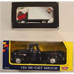 MOTOR MAX DIE CAST 1955 CHEVY PICK UP IN ORIG. BOX