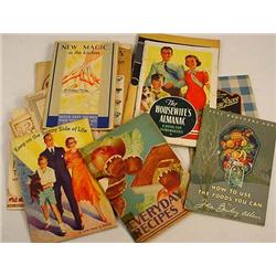LOT OF VINTAGE RECIPE BOOKLETS - Incl. Meadow Grov