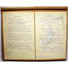 Image 1 : 1931 SCRAPBOOK W/ POEMS - Contains 12 Hand Written