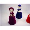 Image 3 : LOT OF 4 VINTAGE FIGURAL BELLS - LADIES