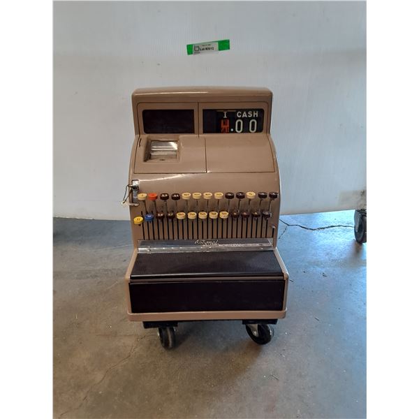 *Vintage Metal Cash Register, Dolly Not Included- Can't Ship