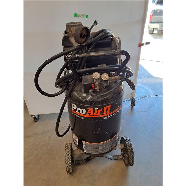 *Pro Air II 5 hp Portable Air Compressor- Powers On/As Is (Smokes)Can't Ship