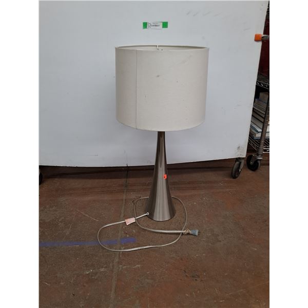 *Metal Lamp with Shade 28.5"- Powers On, Can't Ship
