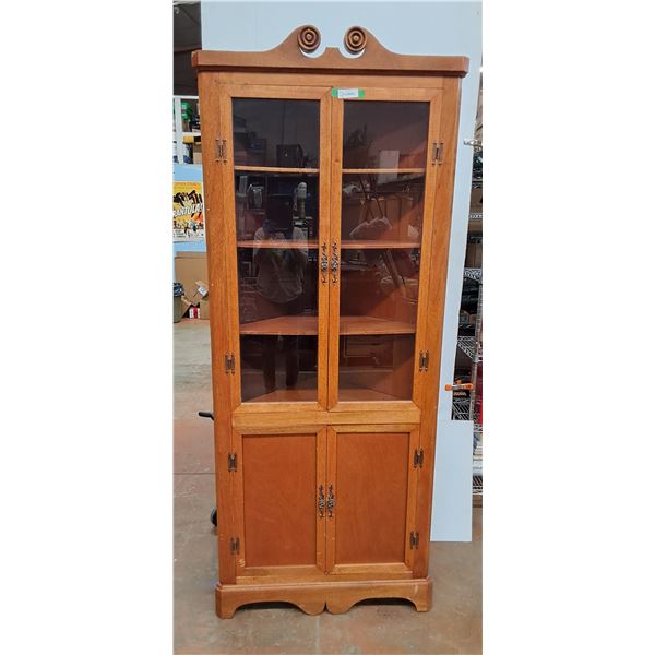 *Wooden Storage Cabinet 34" x 19" x 85"- Can't Ship