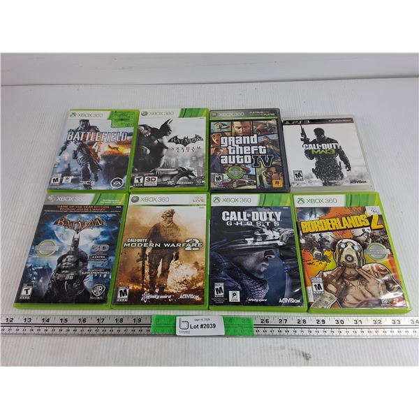 Assorted Xbox 360 & PS3 Games - Call of Duty, Batman, Battlefield, Misc