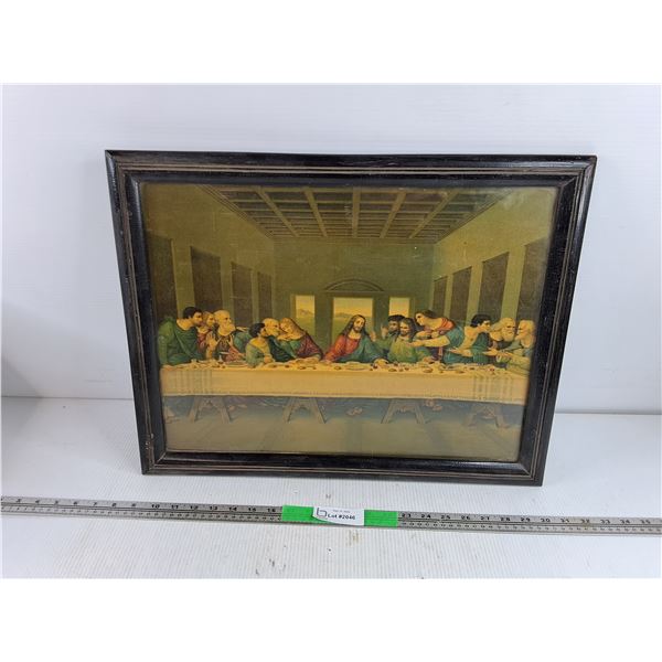 Framed The Last Supper Vanity Wall Art Print 22" x 17"