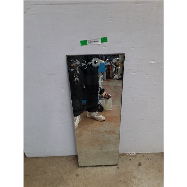 *Rectangular Wall Mirror 34" x 12", PICKUP ONLY