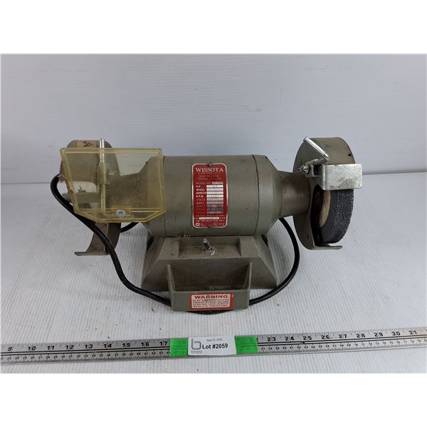 Wissota Ball Bearing Bench Grinder - Powers On, As Is, Pickup Only
