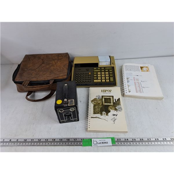 Hewlett-Packard 97 Calculator, Target Brownie Six 20, Manuals