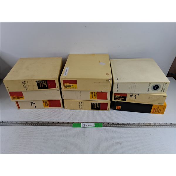 Assorted Kodak Carousel Slide Trays