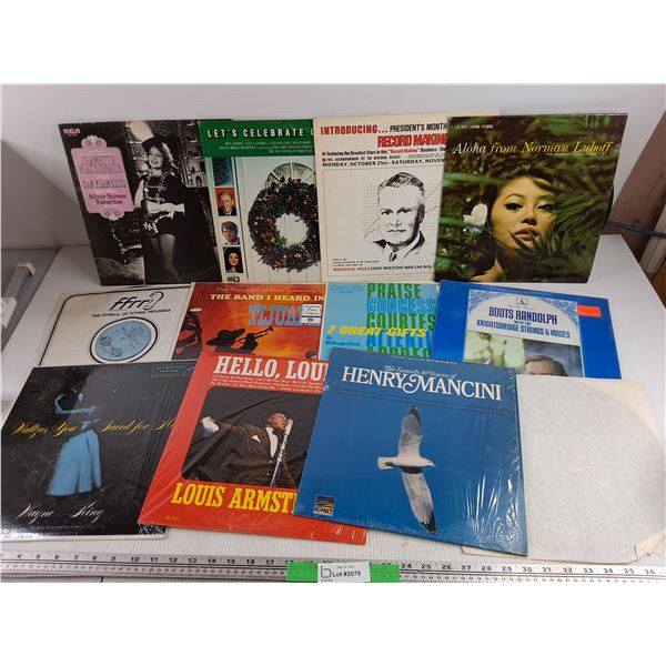 Assorted Vinyl Records - Norman Luboff, Jeannette MacDonald, Boots Randolph, Misc