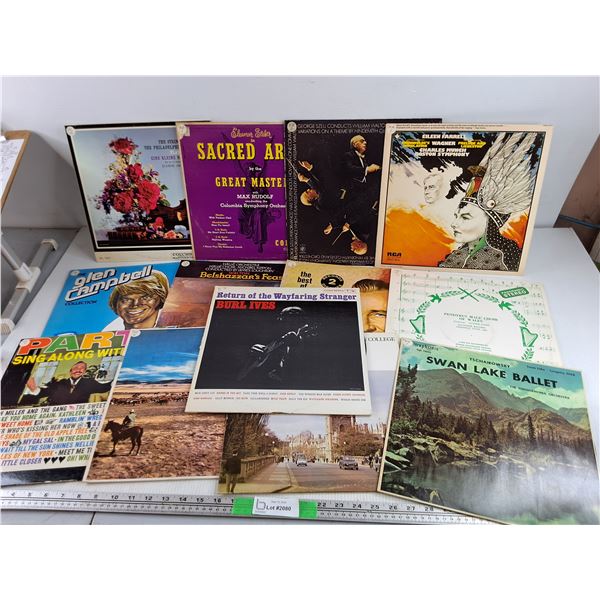 Assorted Vinyl Records - Burl Ives, Eileen Farrell, Tchaikovsky, Misc