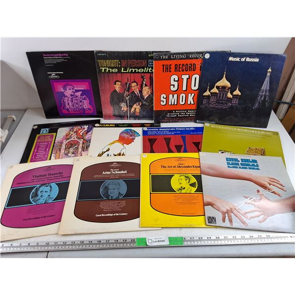 Assorted Vinyl Records - Jussi Bjoerling, Music of Russia, Alexander Kipnis, Misc