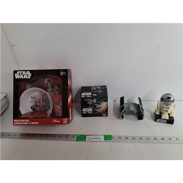Star Wars Collector Items- Mug, Figurines, Bowl & Cup