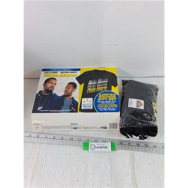 Ride Along Box As-Is with Walmart Exclusive T-Shirt Large No Movie