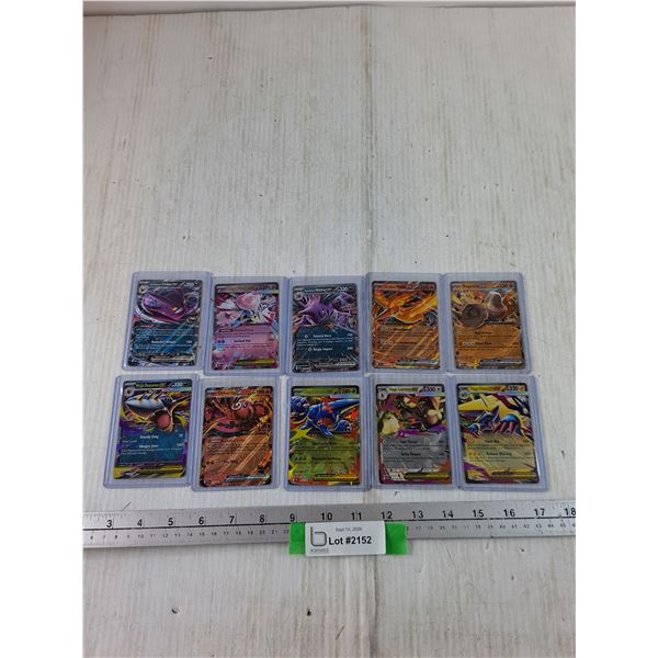 (10) EX Pokémon Cards, Mega Lopunny, Sharpedo, Team Rocket's Crobat, Regirock, Cannot Authenticate