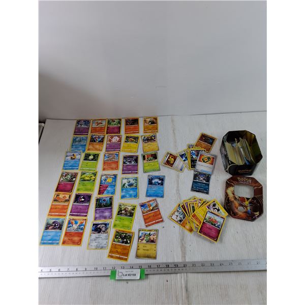 Assorted Japanese and English Pokémon Cards With Card Container, Cannot Authenticate