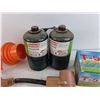 Image 4 : Coleman Propane Tanks, Elbow Pipe, T5 Toilet Chemical, Wall Plug Adapter - PICKUP ONLY