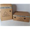 Image 2 : (2) Boxes of Vinyl Paper Rolls- Red & Harvest Colors