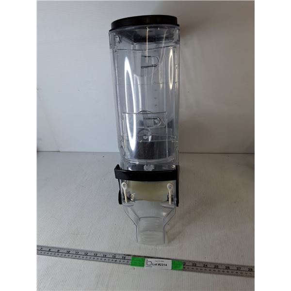 Plastic Foods Gravity Dispenser 18  Tall- Can't Ship