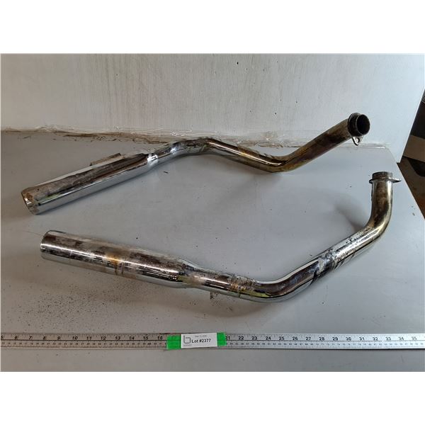 Motorcycle Exhaust Pipes & Mufflers- Can't Ship