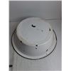Image 3 : Enameled Tray & Basin, Calappio Salad Server Bowl, 2-Hole Punch