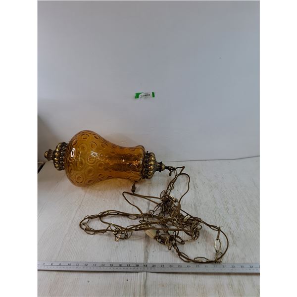 Hanging Ceiling Light Lamp Tested As-Is