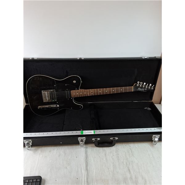Squier Standard Series Telecaster Electric Guitar with Case-as is