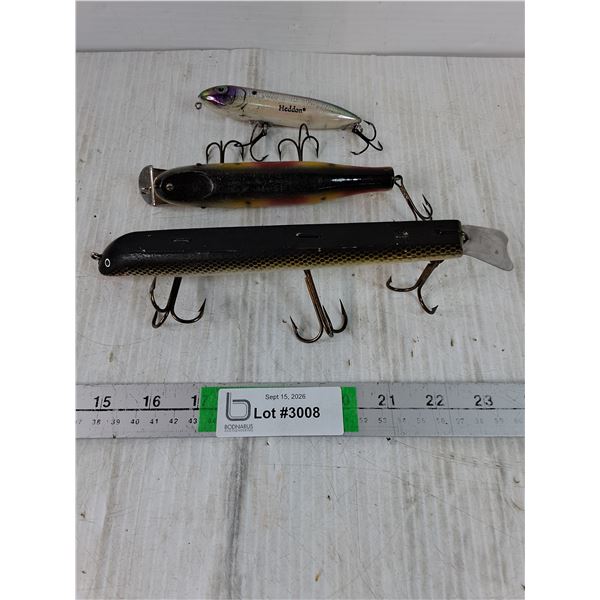 (3) Vintage Fishing Hooks