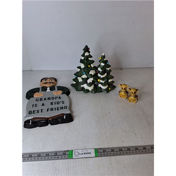 Holiday Decor, Decorative Salt & Pepper Shakers, Decorative Wall Sign