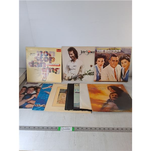 (10) Records; James Last, John Stewart, The Browns, T.G Shepard, Debby Moone, Misc
