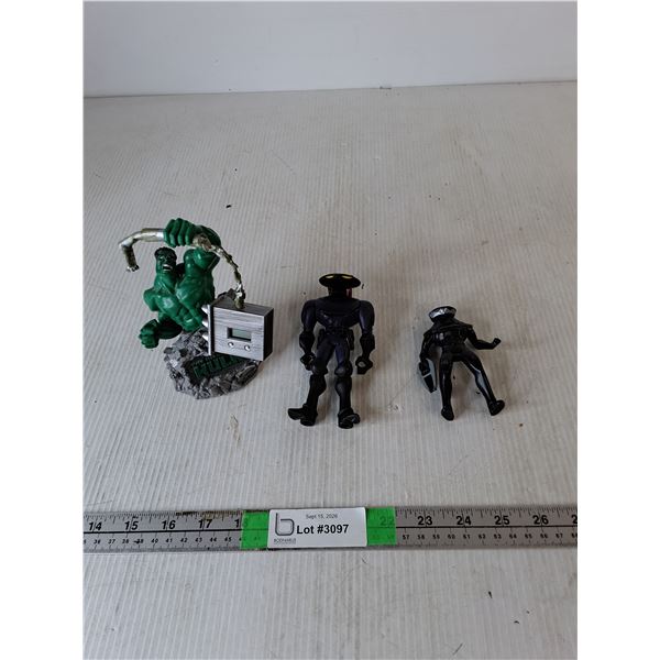 Hulk Figurine, Batman Figurine, Misc