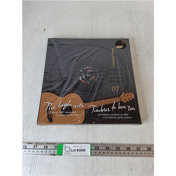The High Note- Canada's 2007 Stamps & Stories Behind Them ( new in package)