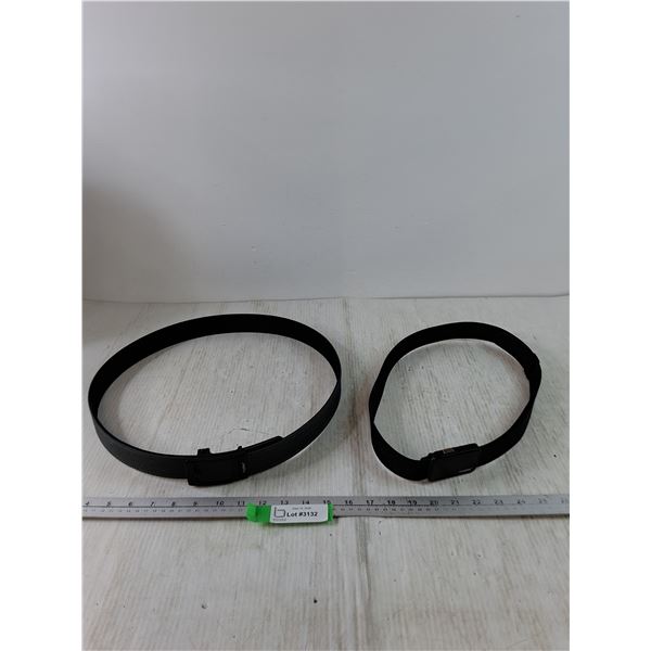 (2) Tushi Brand Black Belts