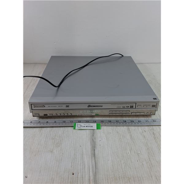 Panasonic DVD/CD Player 5 Disc Changer Powers On
