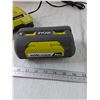 Image 7 : Ryobi 40v Lithium Power Charger and Battery Powers On As-Is
