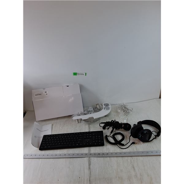 KOSS TD/80 Headset, Handheld Microphone, Wireless Keyboard, Bidet, All Untested