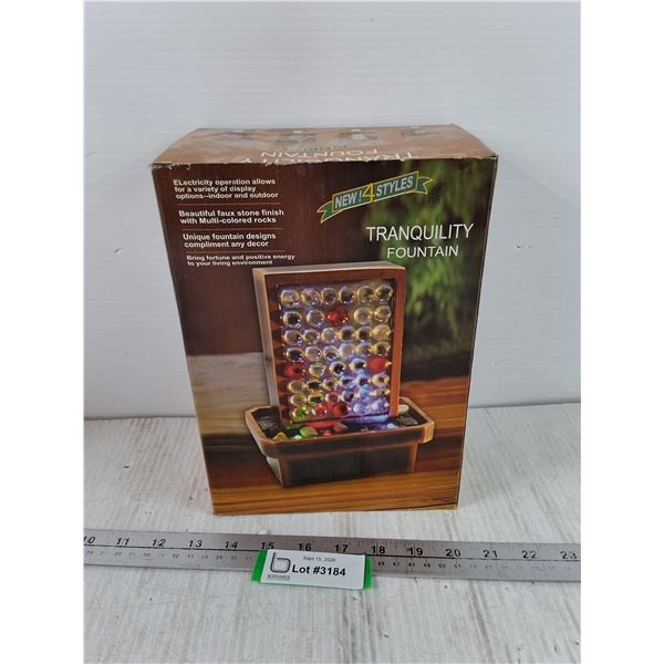 Acrylic Bead Fountain Untested with Box & Instructions