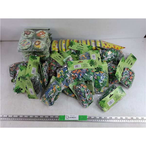 Confetti, Badges & Party Cones
